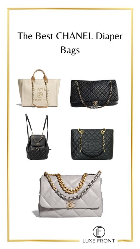 chanel diaper bags|designer diaper bags for twins.